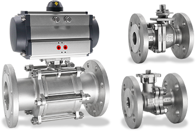 高低平台法兰球阀系列(气电动)