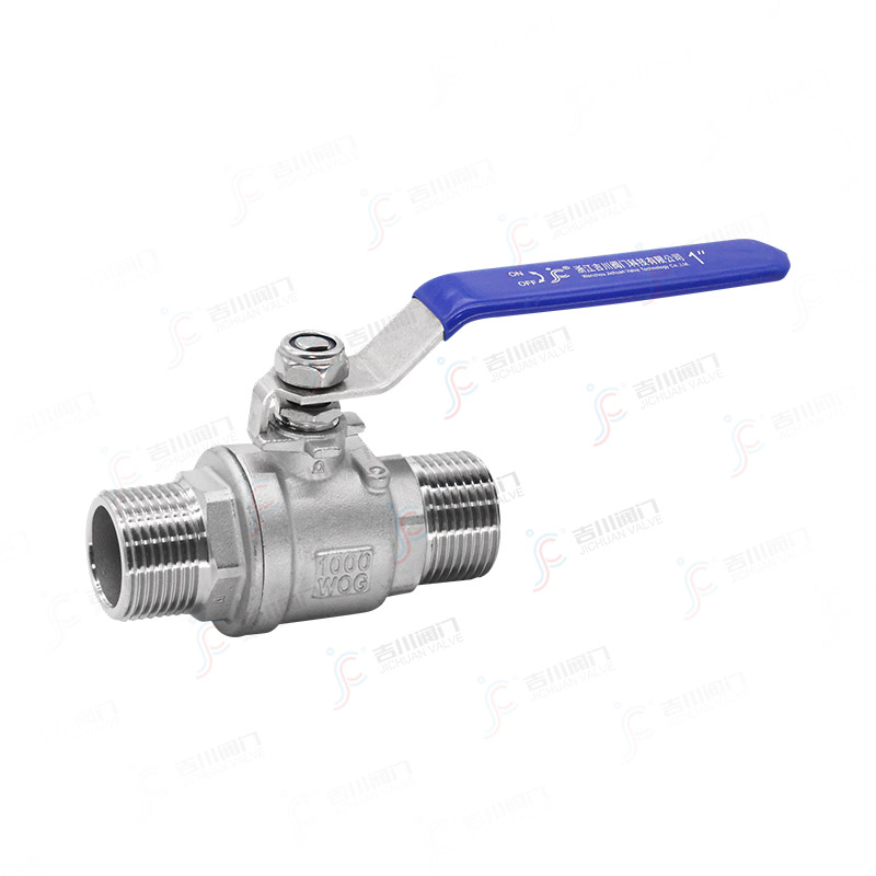 二片式双外丝球阀